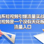 淘系短视频引爆流量实战班,短视频是一个没有天花板的流量入口-梦帆创业网