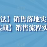 【销售心法】销售落地实战分享+【销售实战】销售流程实战分享-梦帆创业网
