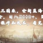 手游三国杀最新蓝海玩法，简单粗暴，无需复杂的操作和技术，看完即可上手-梦帆创业网