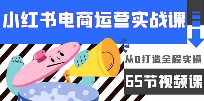 （9724期）小红书电商运营实战课，​从0打造全程实操（65节视频课）-梦帆创业网