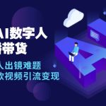 （12958期）视频号数字人AI口播带货，解决素人出镜难题，高效产出爆款视频引流变现-梦帆创业网