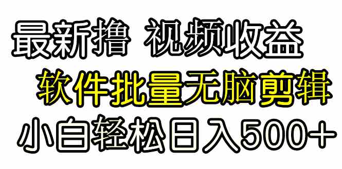 （9569期）发视频撸收益，软件无脑批量剪辑，第一天发第二天就有钱-梦帆创业网