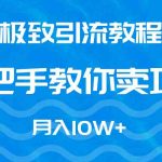 （9265期）极致引流教程，手把手教你卖项目，月入10W+-梦帆创业网