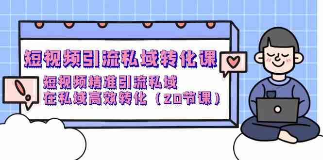 短视频引流私域转化课，短视频精准引流私域，在私域高效转化（20节课）-梦帆创业网