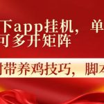 抖音旗下app自动挂机，单机一天收益25+，可多开矩阵-梦帆创业网