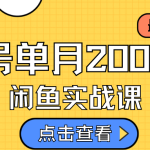 咸鱼虚拟资料新模式，月入2w＋，可批量复制，单号一天50-60没问题 多号多撸-梦帆创业网