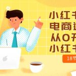 (10317期)小红书高级电商运营课,从0开始做小红书电商(18节课)-梦帆创业网