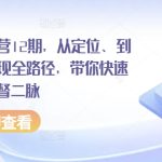 小红书训练营12期,从定位、到起号、到变现全路径,带你快速打通爆款任督二脉-梦帆创业网