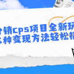 短剧分销cps项目全新玩法升级，多种变现方法轻松搞米-梦帆创业网
