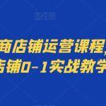 小红书电商店铺运营课程,小红书店铺0-1实战教学-梦帆创业网