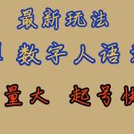 最新玩法AI数字人思维语录，流量巨大，快速起号，保姆式教学-梦帆创业网