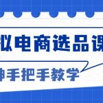 (13314期)虚拟电商选品课程:解决选品难题,突破产品客单天花板,打造高利润电商-梦帆创业网