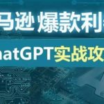 亚马逊爆款利器：ChatGPT实战攻略，以最低的成本和最高的效率打造日出百单的爆品-梦帆创业网