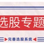 缠论基础之选股专题，完善选股系统-梦帆创业网