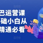 阿里巴巴运营课程，0基础小白从入门到精通必看-梦帆创业网