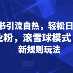 最新小红书引流自热，轻松日引上百精准宝妈创业粉，滚雪球模式，门槛低的新规则玩法-梦帆创业网