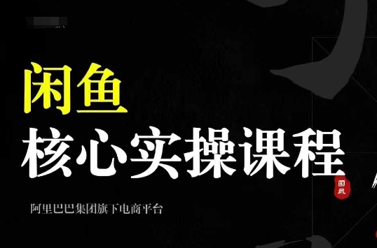 2024闲鱼核心实操课程，从养号、选品、发布、销售，教你做一个出单的闲鱼号-梦帆创业网