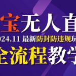 TB无人直播，11月最新防封攻略全流程教学，稳定月入2W+-梦帆创业网