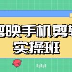 （13264期）剪映手机剪辑实战班，从入门到精通，抖音爆款视频制作秘籍分段讲解-梦帆创业网