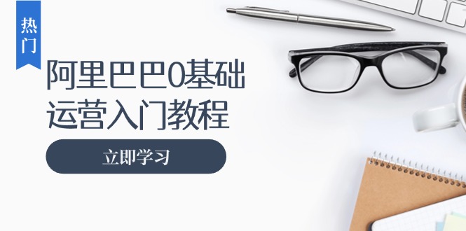 （13291期）阿里巴巴运营零基础入门教程：涵盖开店、运营、推广，快速成为电商高手-梦帆创业网