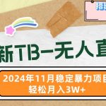 （13243期）最新TB-无人直播 11月最新，打造你的日不落直播间，轻松月入3W+-梦帆创业网