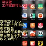 （10769期）挂机24小时轻松日入500+，欢迎大家来对接，特别适合宝爸宝妈工作室学生党-梦帆创业网