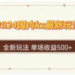 国内ks最新玩法 单场收益500+-梦帆创业网