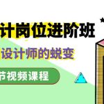 视觉设计岗位进阶班，从美工到设计师的蜕变（4节视频课程）-梦帆创业网