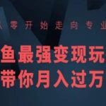 从零开始走向专业，闲鱼最强变现玩法带你月入过万-梦帆创业网