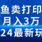 （10091期）2024闲鱼卖打印机，月入3万2024最新玩法-梦帆创业网