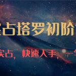 实占塔罗初阶课：独特的牌意解读学习结构，侧重实占，快速入手，一学就会（47节）-梦帆创业网