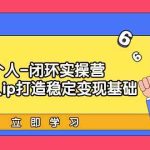 个人闭环实操营：个人ip打造稳定变现基础，带你落地个人的商业变现课-梦帆创业网