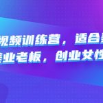 美业短视频陪跑营，适合美业人、以及美业老板，创业女性、宝妈-梦帆创业网