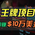 王牌项目月入10W美金，2024最新国外挂机撸U项目，全程无人值守，可批量放大！-梦帆创业网