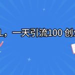 SOUL，一天引流100 创业粉！-梦帆创业网