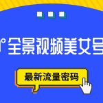 抖音VR计划，360°全景视频美女号玩法，最新流量密码-梦帆创业网