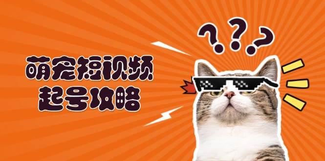 萌宠短视频起号攻略：定位搭建推流全解析，助力新手轻松打造爆款-梦帆创业网