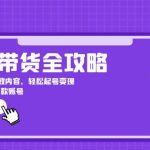 图书带货全攻略：精准定位+高效内容，轻松起号变现 打造下一个爆款账号-梦帆创业网