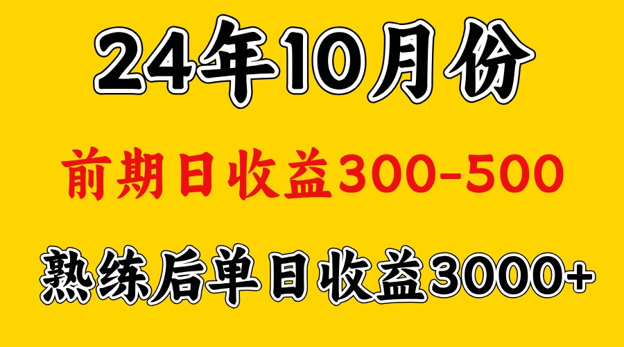 高手是怎么赚钱的.前期日收益500+熟练后日收益3000左右-梦帆创业网