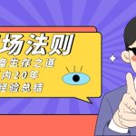 《职场 法则》职场必备生存之道，体制内20年 工作经验总结（17节课）-梦帆创业网