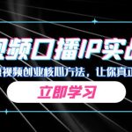 某收费培训：短视频口播IP实战营，讲透短视频创业核心方法，让你真正赚到钱-梦帆创业网