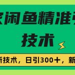 独家闲鱼引流技术，日引300＋实战玩法-梦帆创业网