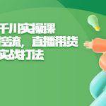 全是实操千川实操课，超级带货控流，直播带货 千川全面实战打法-梦帆创业网