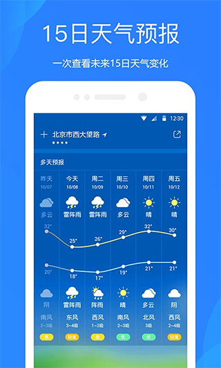 天气预报精准15日天气预报苹果版 v1.0.8-梦帆创业网