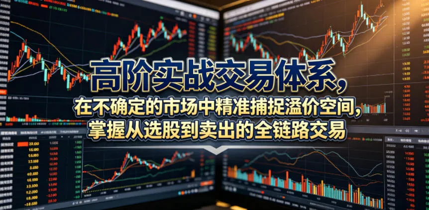 高阶实战交易体系,在不确定的市场中精准捕捉溢价空间,掌握从选股到卖出的全链路交易心法(更新6月) 高阶实战交易体系,在不确定的市场中精准捕捉溢价空间,掌握从选股到卖出的全链路交易心法(更新6月)