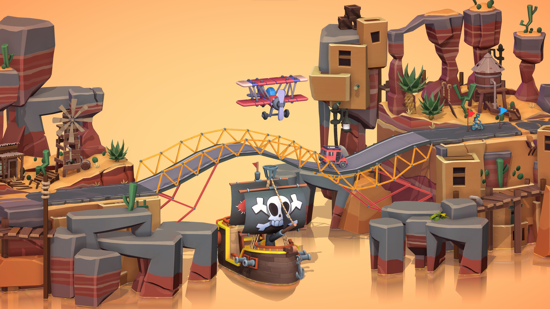 桥梁建筑师3/Poly Bridge 3-梦帆创业网