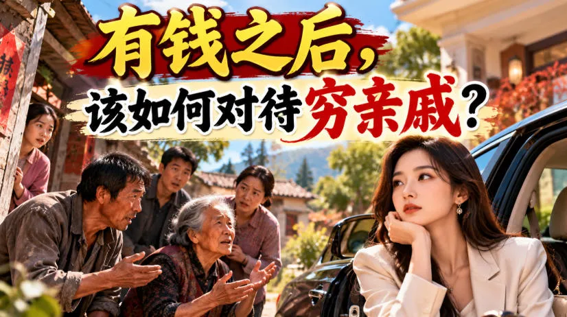 某公众号付费文章:有钱之后,该如何对待穷亲戚? 某公众号付费文章:有钱之后,该如何对待穷亲戚?