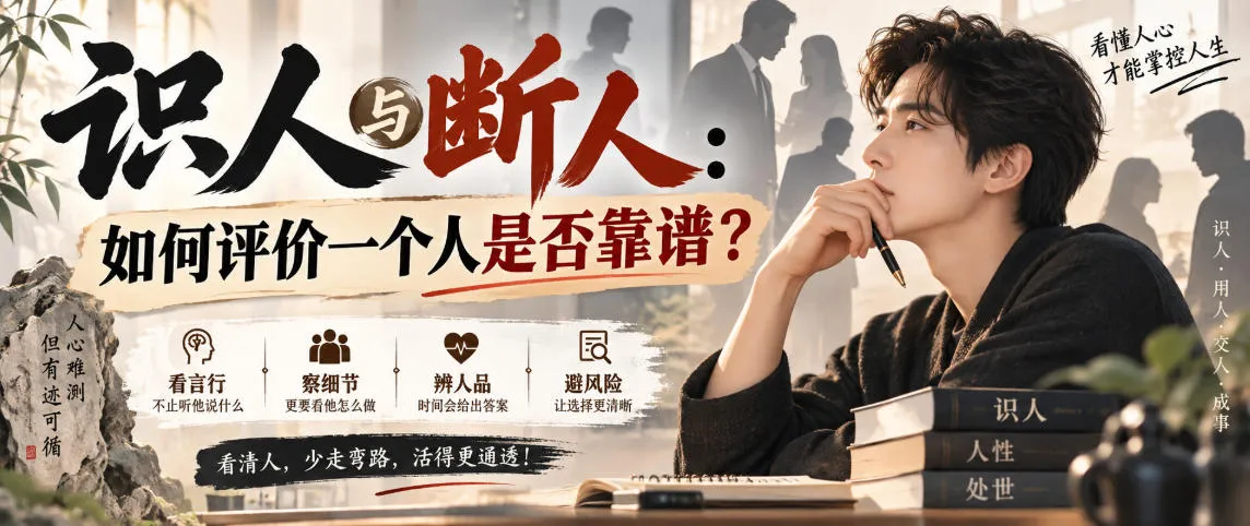 付费文章：识人与断人：如何评价一个人是否靠谱？-梦帆创业网