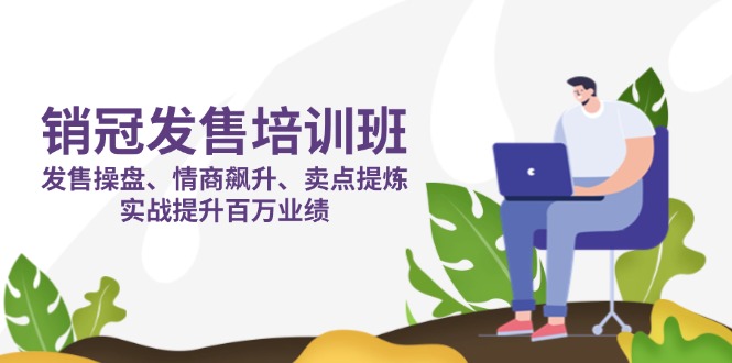销冠 发售培训班：发售 操盘+情商 飙升+卖点 提炼，实战提升百万业绩-梦帆创业网