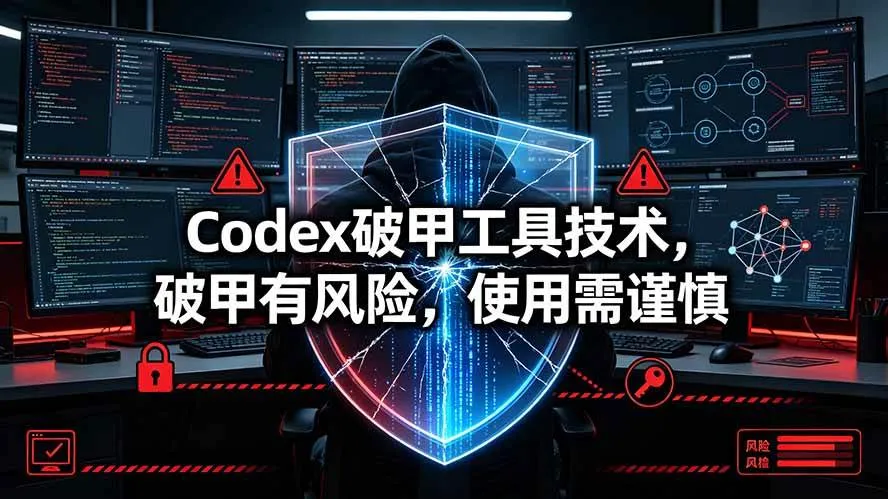 (19533期)Codex破甲工具技术,破甲有风险,使用需谨慎 (19533期)Codex破甲工具技术,破甲有风险,使用需谨慎